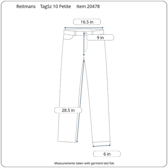Reitmans Jeans Medium Wash 10 Petite - Picture 2 of 8